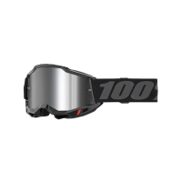 100% ANTIPARRA 100% ACCURI 2 GOGGLE BLACK - MIRROR SILVER LENS