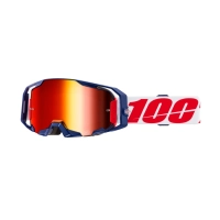 100% ANTIPARRA 100% ARMATIC GOGGLE MACH Z - MIRROR RED LENS