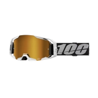 100% ANTIPARRA 100% ARMATIC GOGGLE RAPIDRACER - MIRROR TRUE GOLD LENS