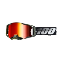 100% ANTIPARRA 100% ARMEGA GOGGLE SOLEDAD - MIRROR RED LENS