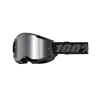 100% ANTIPARRA 100% STRATA 2 GOGGLE BLACK - MIRROR SILVER LENS