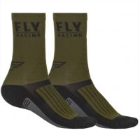 Fly Racing CALCETINES FLY FACTORY RIDER SOCKS GREEN/BLACK/GREY