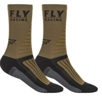 Fly Racing CALCETINES FLY FACTORY RIDER SOCKS KHAKI/BLACK/GREY SM/MD