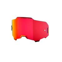 100% MICA ANTIPARRA 100% ARMEGA REPLACEMENT - HIPER MIRROR RED LENS