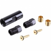 TRP TRP HOSE COUPLER WITH OLIVES (2), BARBS (2), AND COMPRESSION NUTS (2)