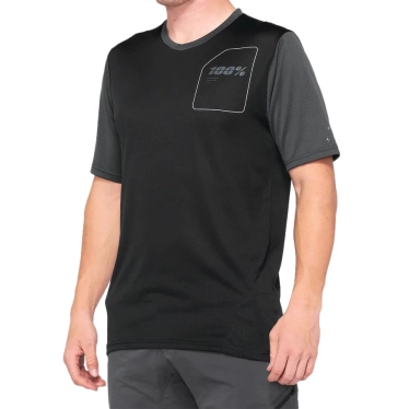 JERSEY 100% RIDECAMP BLACK/CHARCOAL