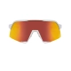 LENTES CICLISMO 100% S3 - SOFT TACT WHITE - HIPER RED MULTILAYER MIRROR LENS