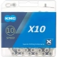 CADENA KMC X10 10-SPEED SILVER 116 LINKS