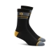 CALCETINES CRANKBROTHERS ICON MTB BLACK / GOLD / GREY