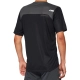 JERSEY 100% AIRMATIC SHORT SLEEVE BLACK/CHARCOAL