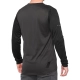 JERSEY 100% RIDECAMP LONG SLEEVE BLACK/CHARCOAL