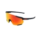 LENTES CICLISMO 100% RACETRAP 3.0 - SOFT TACT BLACK - HIPER RED MULTILAYER MIRROR LENS